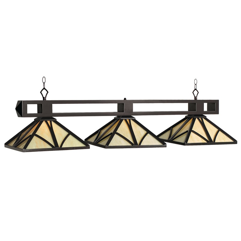 CHATEAU- 56″ 3LT BILLIARD LIGHT-CAPPUCCINO