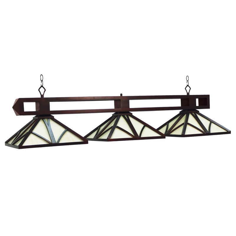 CHATEAU- 56″ 3LT BILLIARD LIGHT-ENGLISH TUDOR