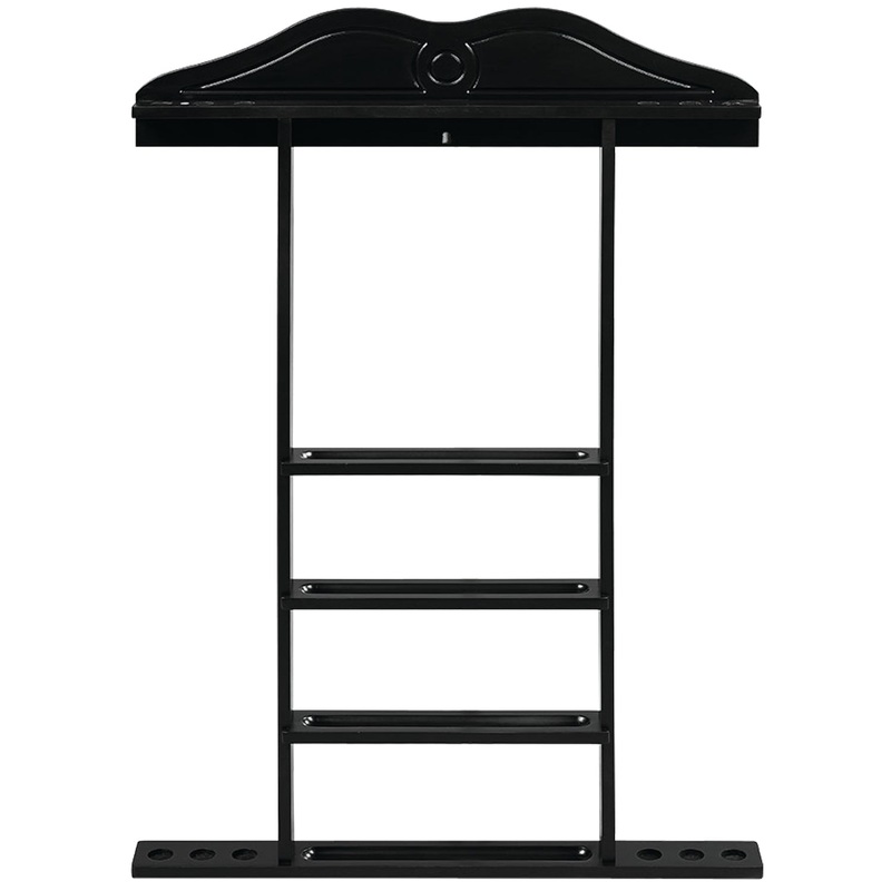WALL CUE RACK – BLACK