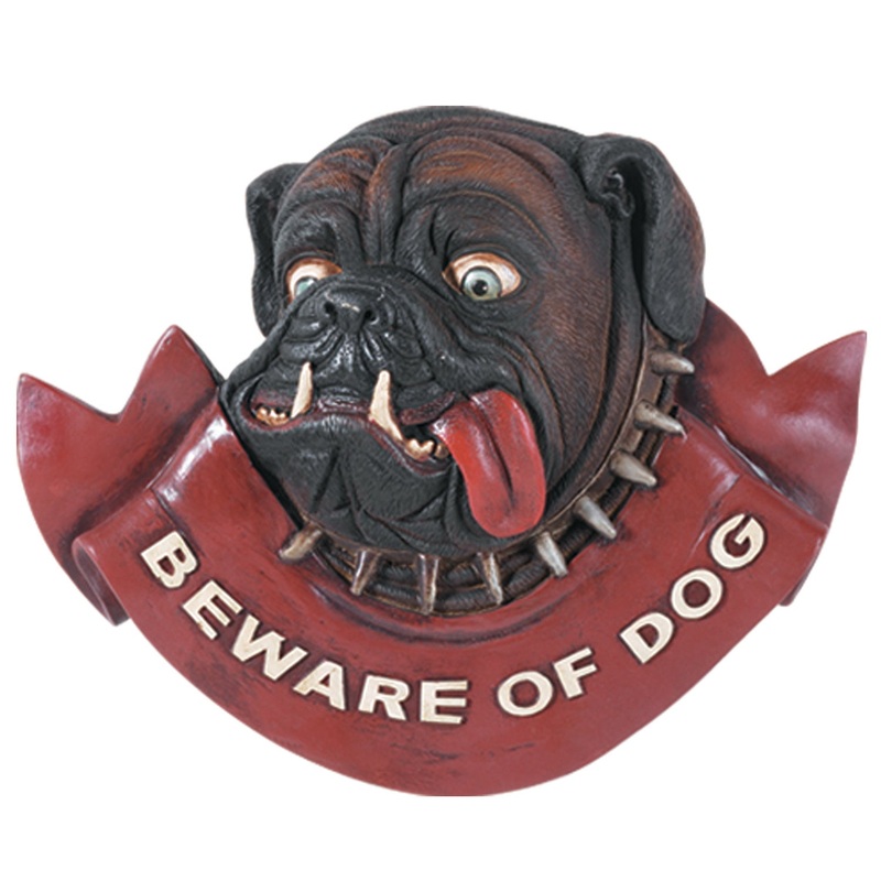 12″ H 15″ W BEWARE OF DOG
