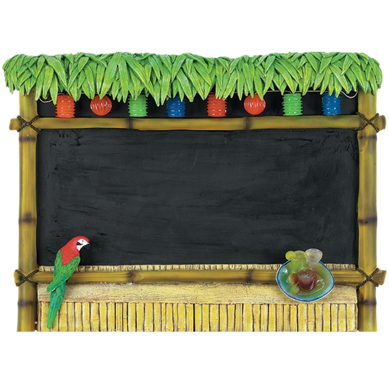 23″ H 30″W CHALKBOARD TIKI BAR