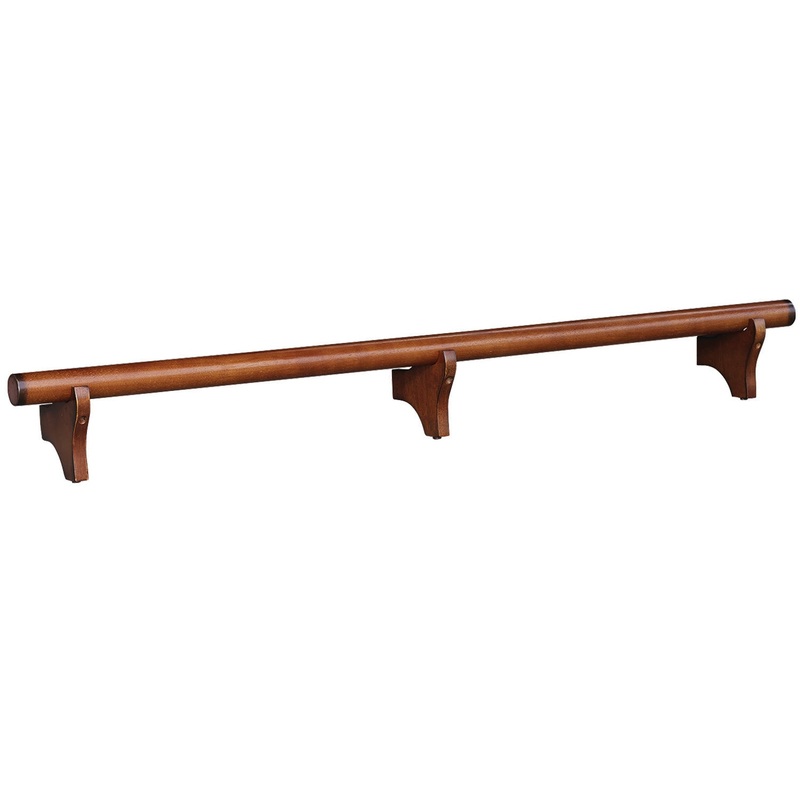 72″ DRY BAR FOOT RAIL – CHESTNUT