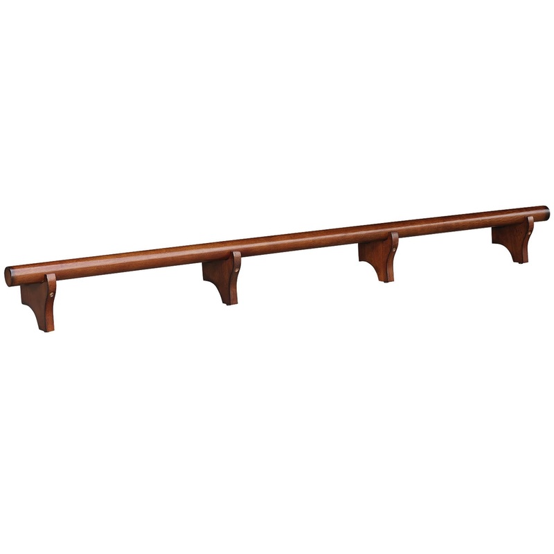 84″ DRY BAR FOOT RAIL – CHESTNUT