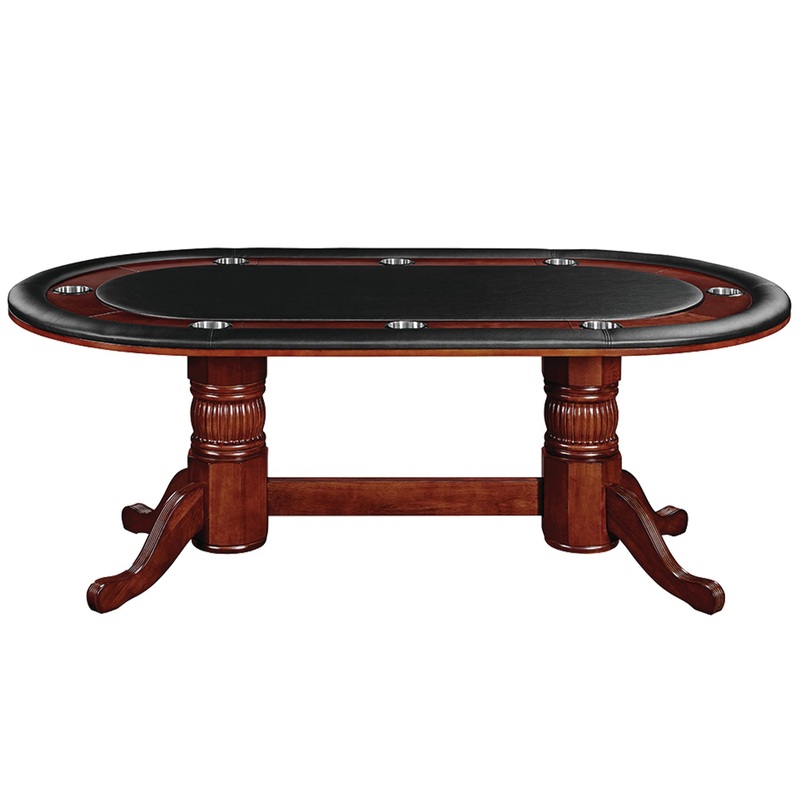 84″ TEXAS HOLD’EM GAME TABLE – ENGLISH TUDOR