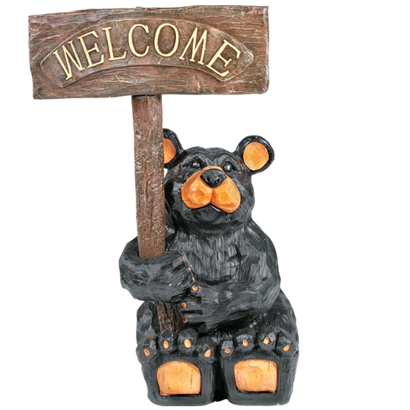 OUTDOOR WELCOME BEAR