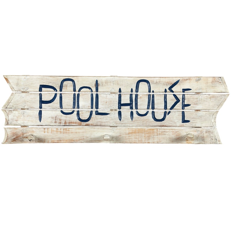 POOL HOUSE TOWEL RACK