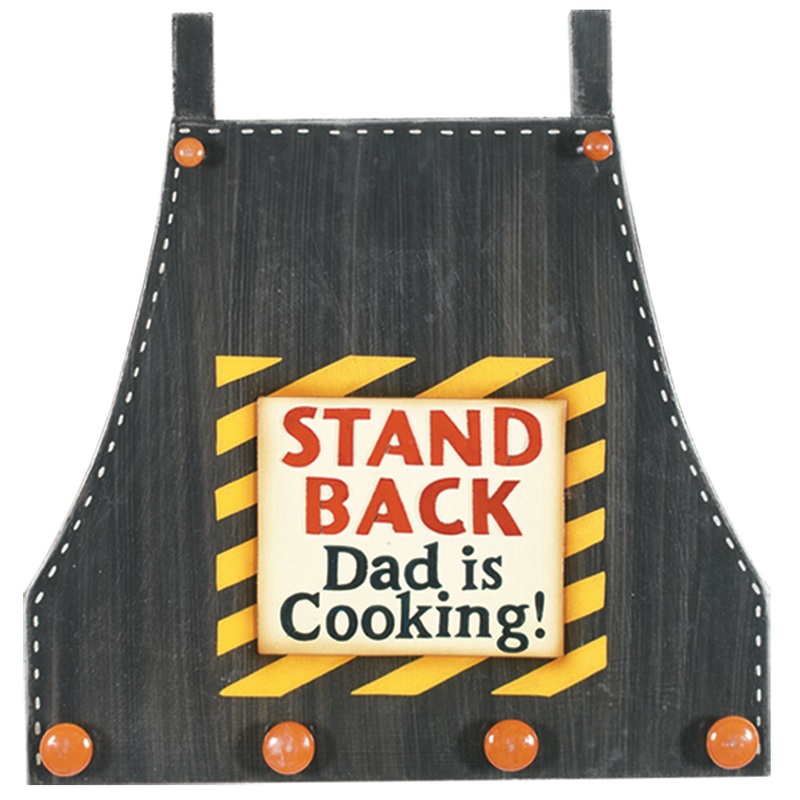 STAND BACK -DAD IS COOKING