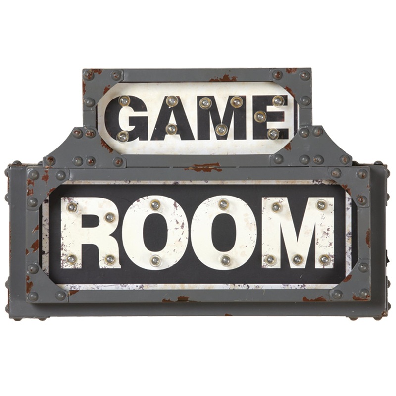 METAL SIGN-GAME ROOM