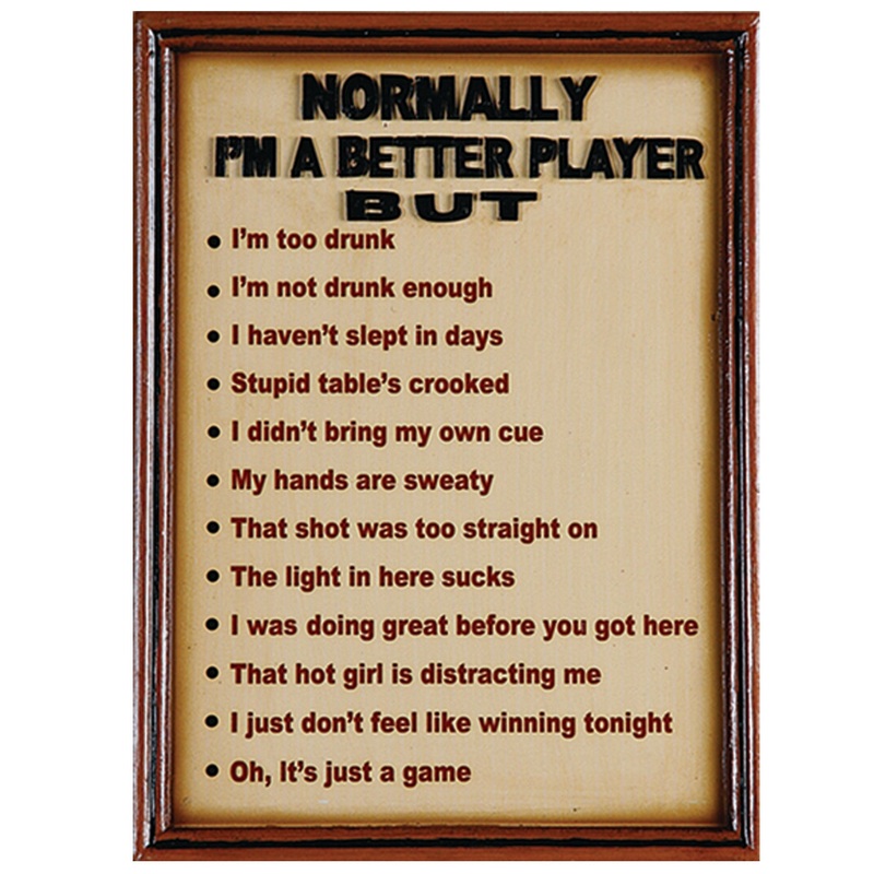NORMALLY I’M A BETTER