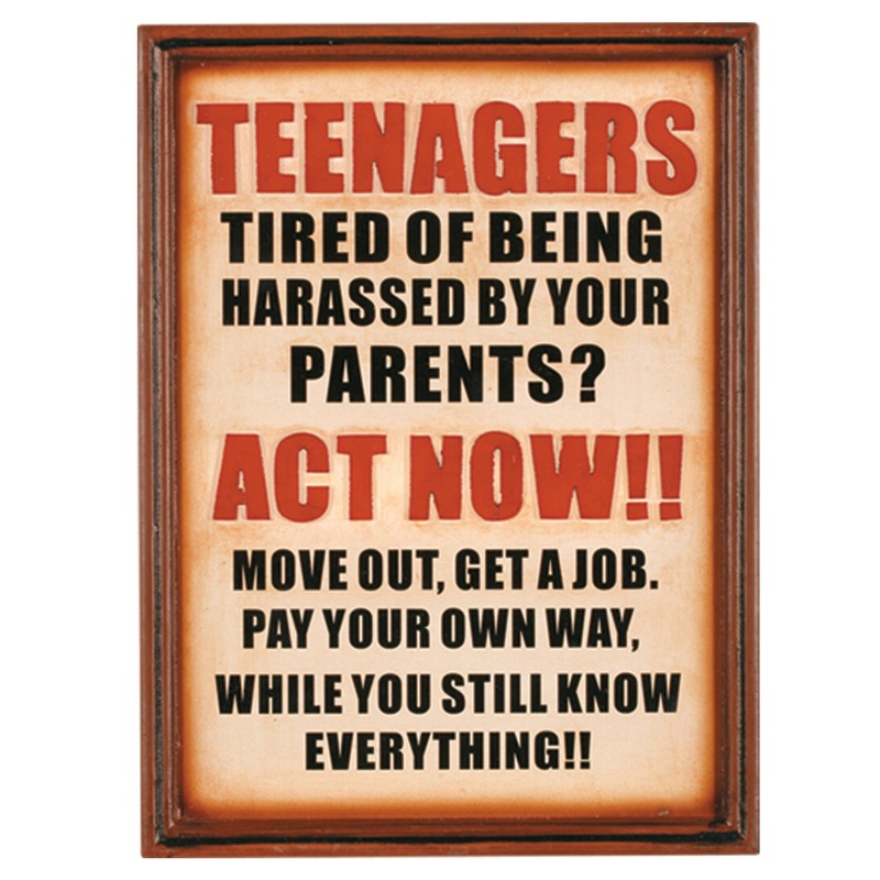 PUB SIGN TEENAGERS