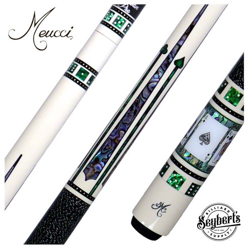 Meucci BMC Casino 2 Spades Pool Cue with Carbon Shaft – BMC2SPADESC
