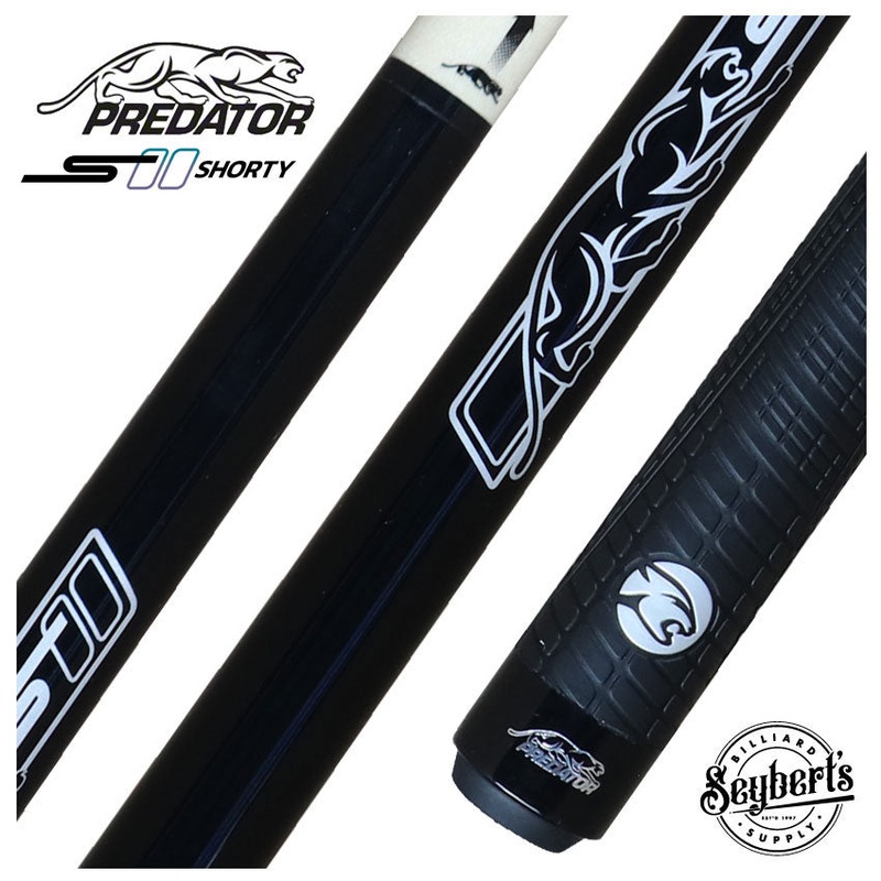 Predator Sport Shorty / Junior Black Sport Wrap Pool Cue – SPOJUNBLASW