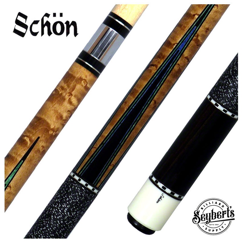 Schon Blue-Green Point Pool Cue – STL5BG