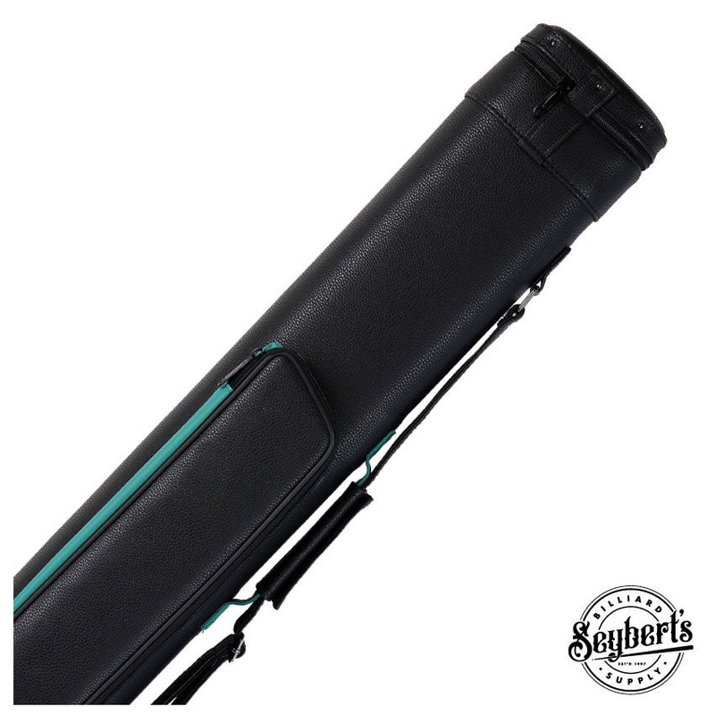 Designer Oval Polyform Piggy Back Green 2×4 Hard Pool Cue Case – CS24DHR-GN