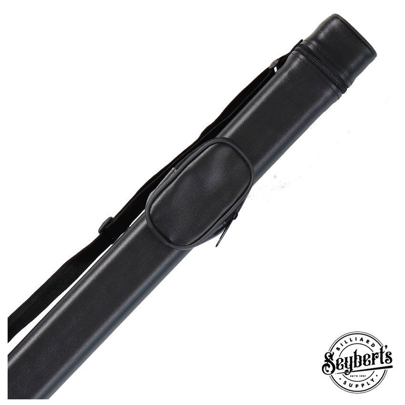 Economy Triangle Black 1×2 Hard Pool Cue Case – C12HS-BK