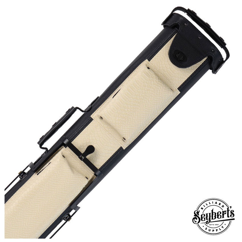 Leatherette Polyform Brown/Black 2×4 Hard Pool Cue Case – C24UH-BR