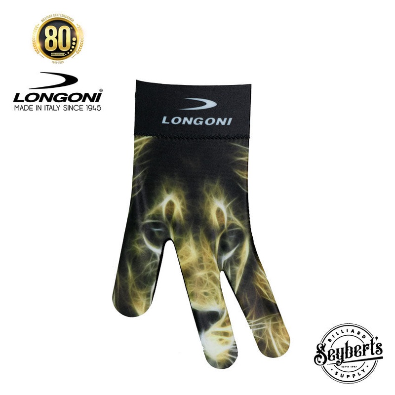 Longoni Left Hand Billiard Glove – Lion
