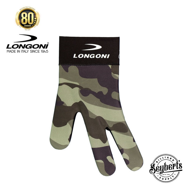Longoni Left Hand Billiard Glove – Military Camo