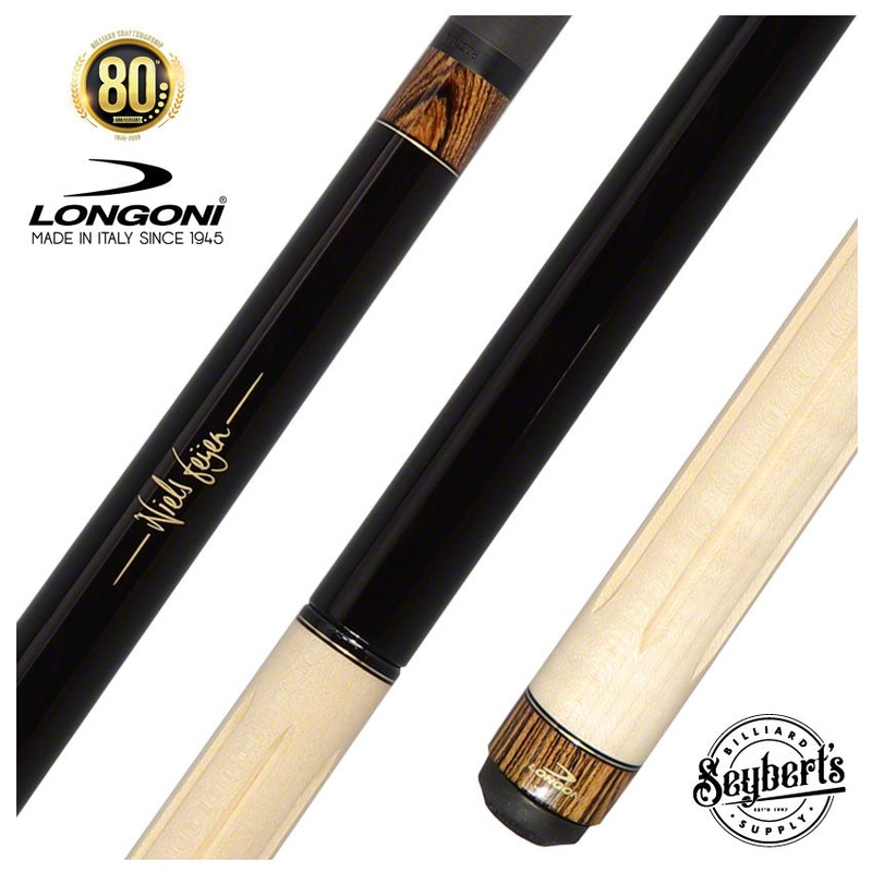 Longoni Stecca Niels Feijen TJB-22 Break/Jump Cue with Luna Nera American Pure Graphite Shaft – LG24798