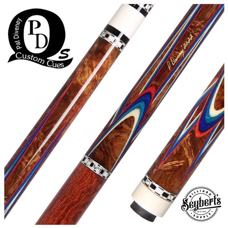 Pat Diveney DC4200 Butterfly Custom Pool Cue – DC4200