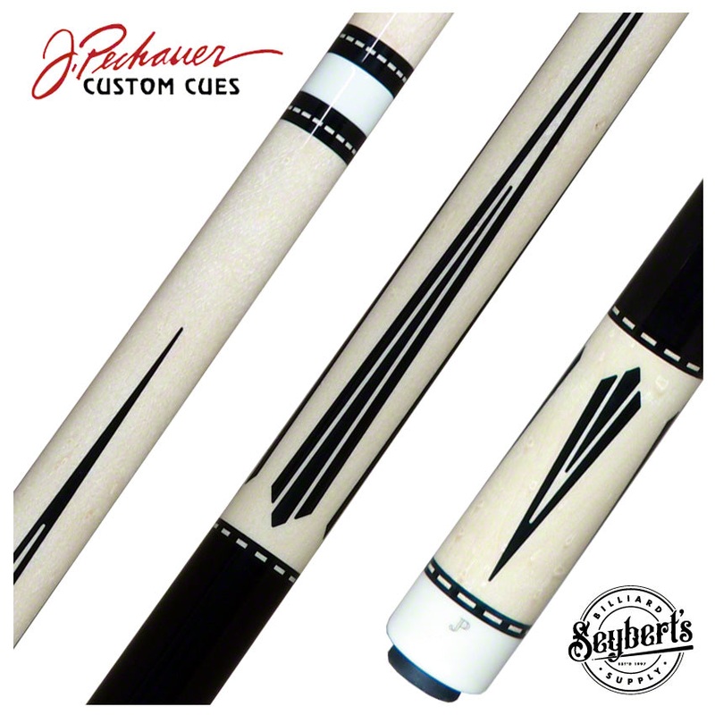 Pechauer JP SeriesNatural Colored with Ebony Points Pool Cue – JP07S