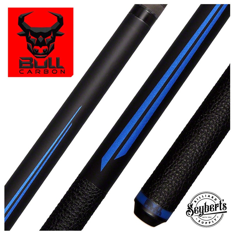 Bull Carbon Blue Split Point  Pool Cue with Bull Carbon Shaft – BCSP3