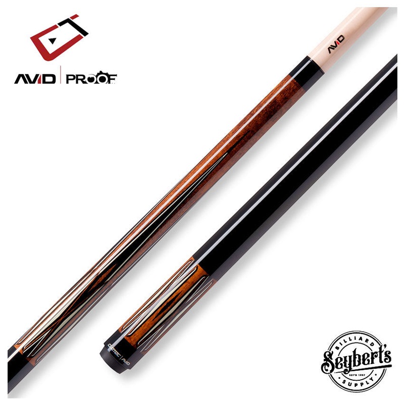 Cuetec Avid Proof Series Brown No Wrap Pool Cue