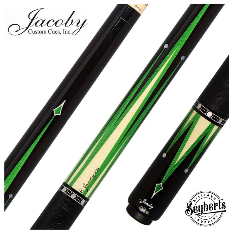 Jacoby Custom Raven Pool Cue – 0917-52LWGRN