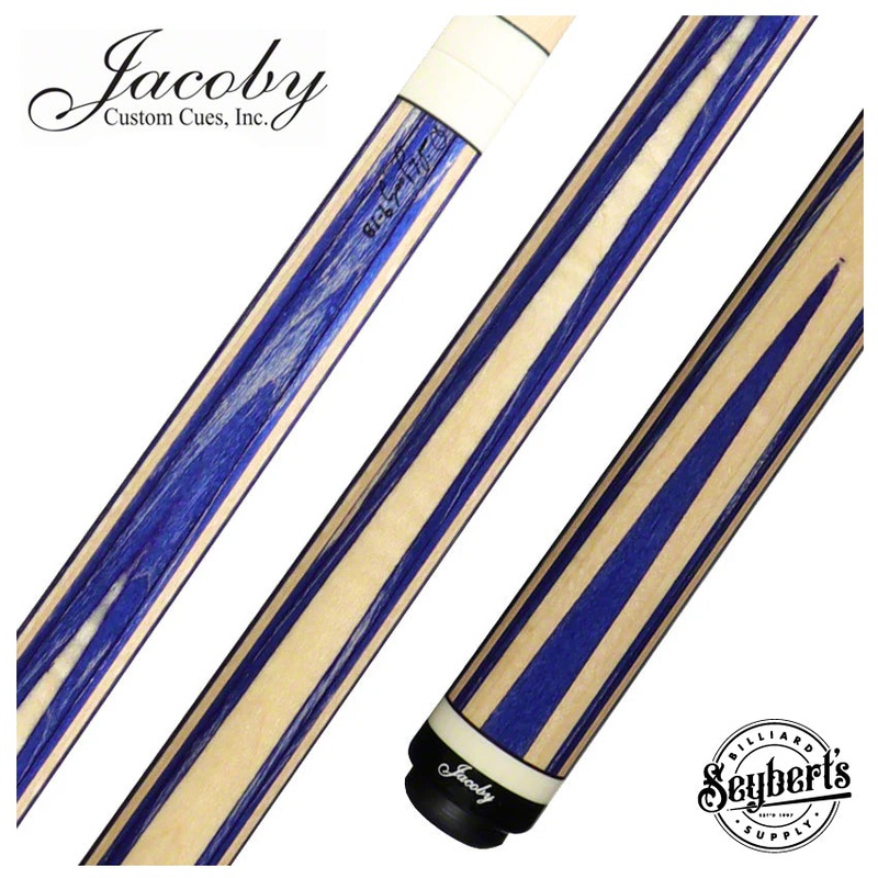 Jacoby Natural and Purple Laminated Pool Cue – LAMNATPURR