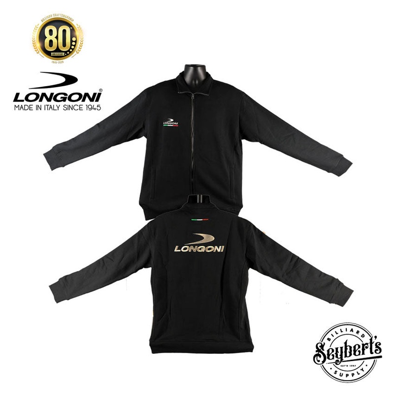 Longoni Black Zip-Up Sweatshirt