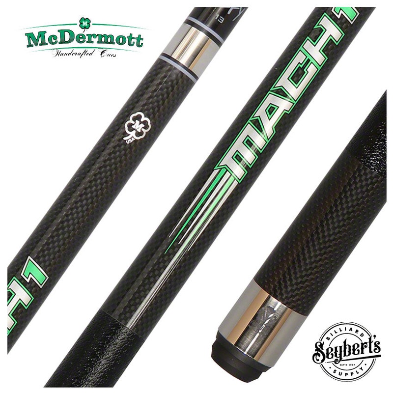 Mcdermott Vanquish Mach 1 Carbon Fiber Break Cue with Leather Wrap – VQM1L