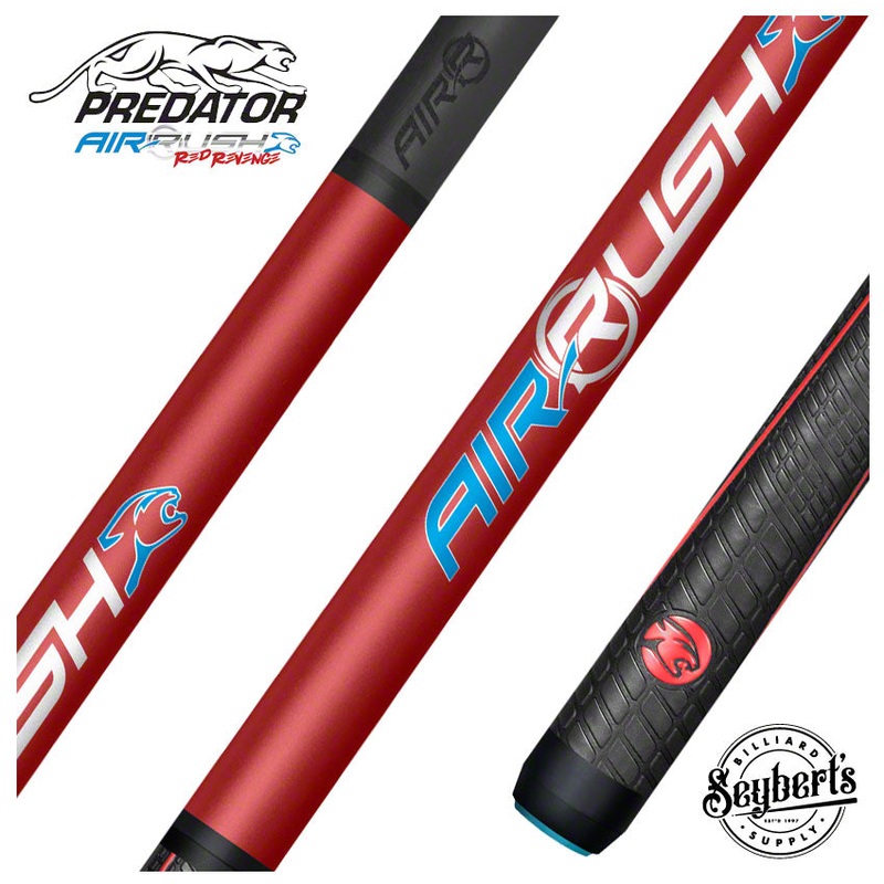 Predator AIR Rush Red Revenge Carbon Fiber Jump Cue Sport Wrap – PAIRRUSHSWRED