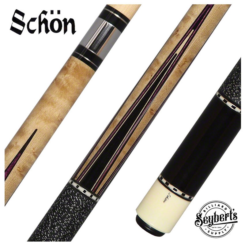 Schon Pool Cue – Purple Stain – STL5P