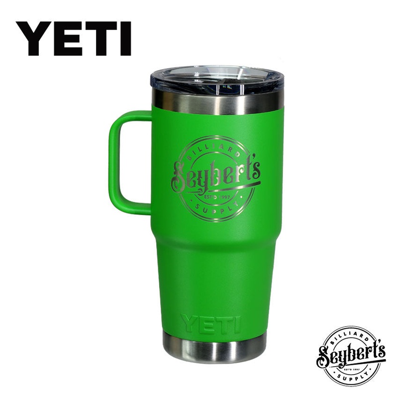 Seyberts Yeti 20 oz Travel Mug W/ Stronghold Lid – Green