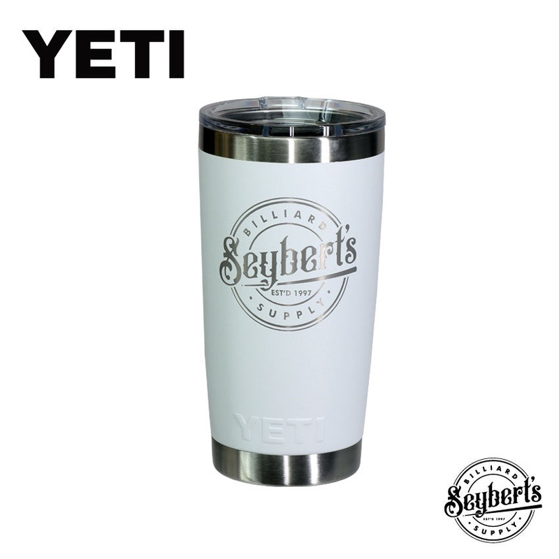 Seyberts Yeti 20 oz Tumbler W/ Magslider Lid – White