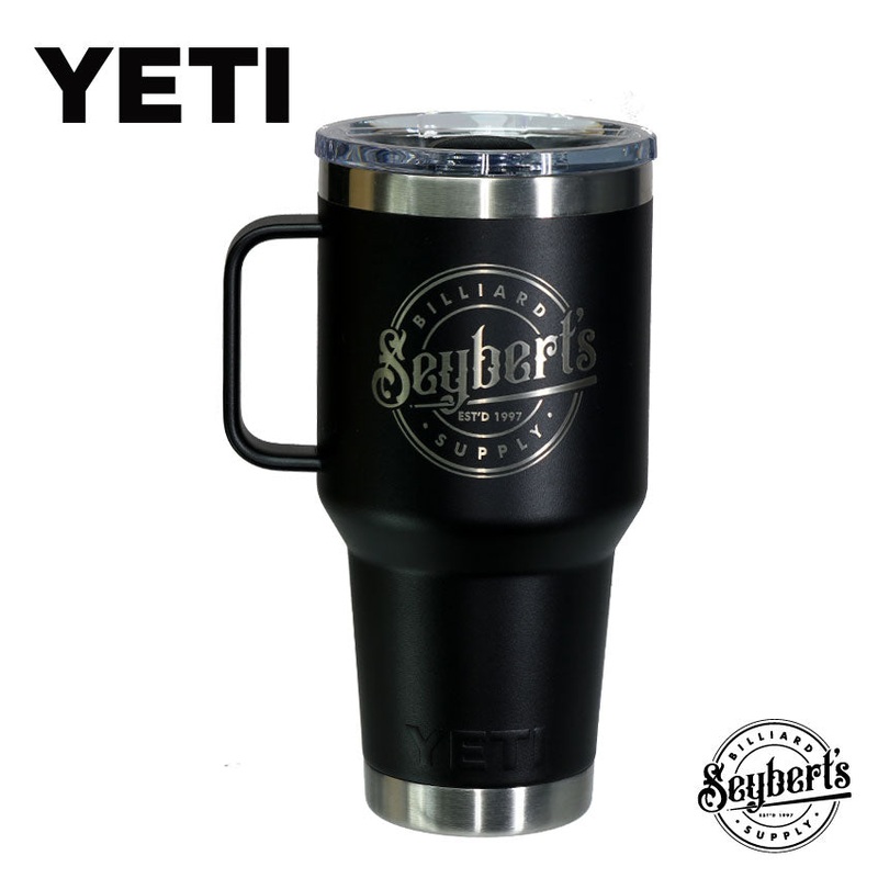 Seyberts Yeti 30 oz Travel Mug W/ Stronghold Lid – Black