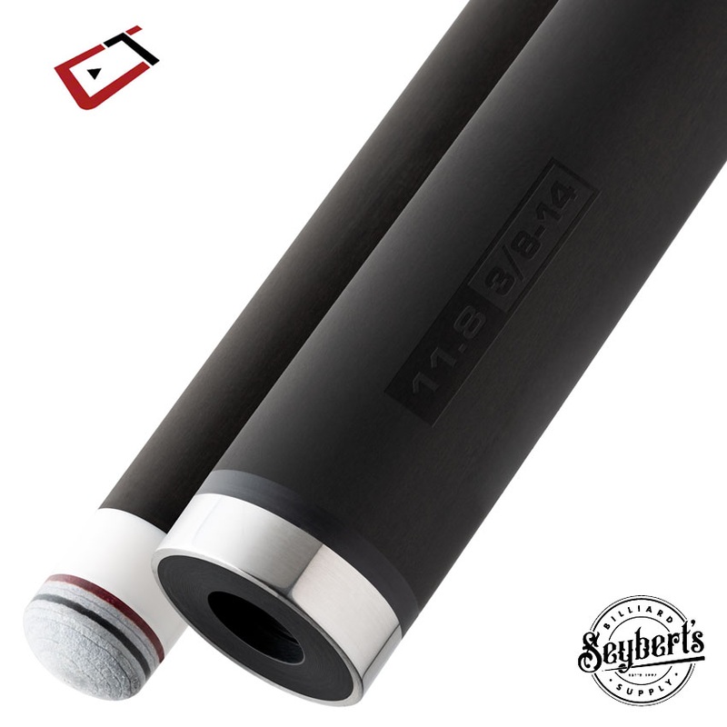 Cuetec Cynergy  3/8 x 14 – 21.3mm Chrome Collar Carbon Shaft – DIS