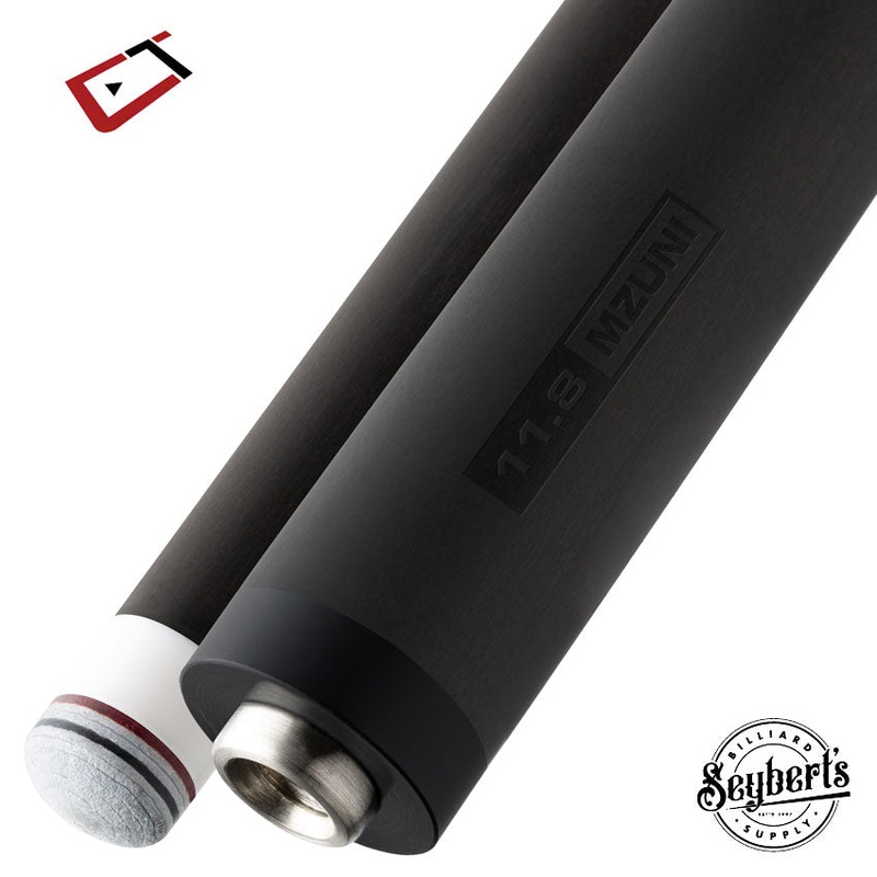 Cuetec Cynergy Mezz United Joint Thick Black Collar Carbon Shaft-11.8mm