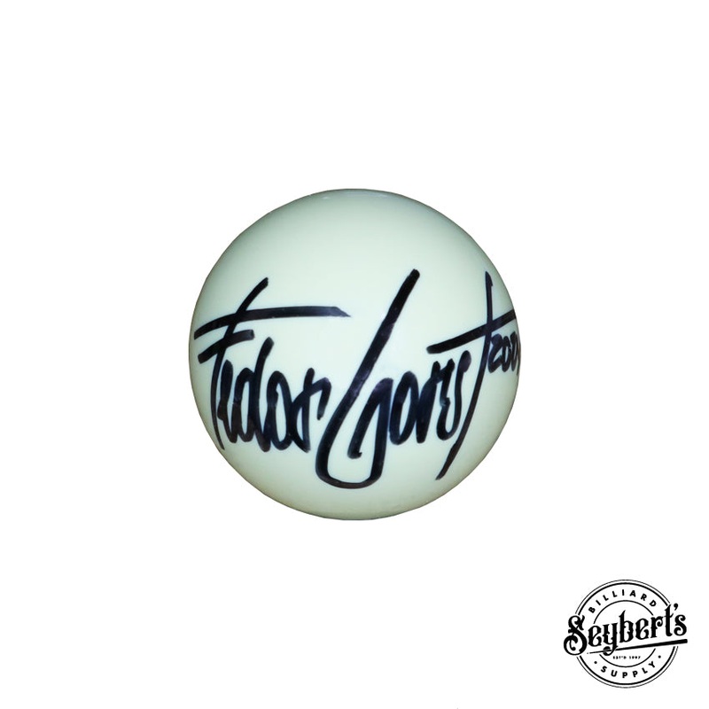 Fedor Gorst Signed Standard 2 1/4″ Cue Ball