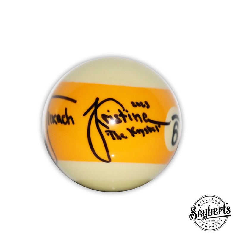 Kristina “The Krystal” TKach Signed Standard 9 Ball