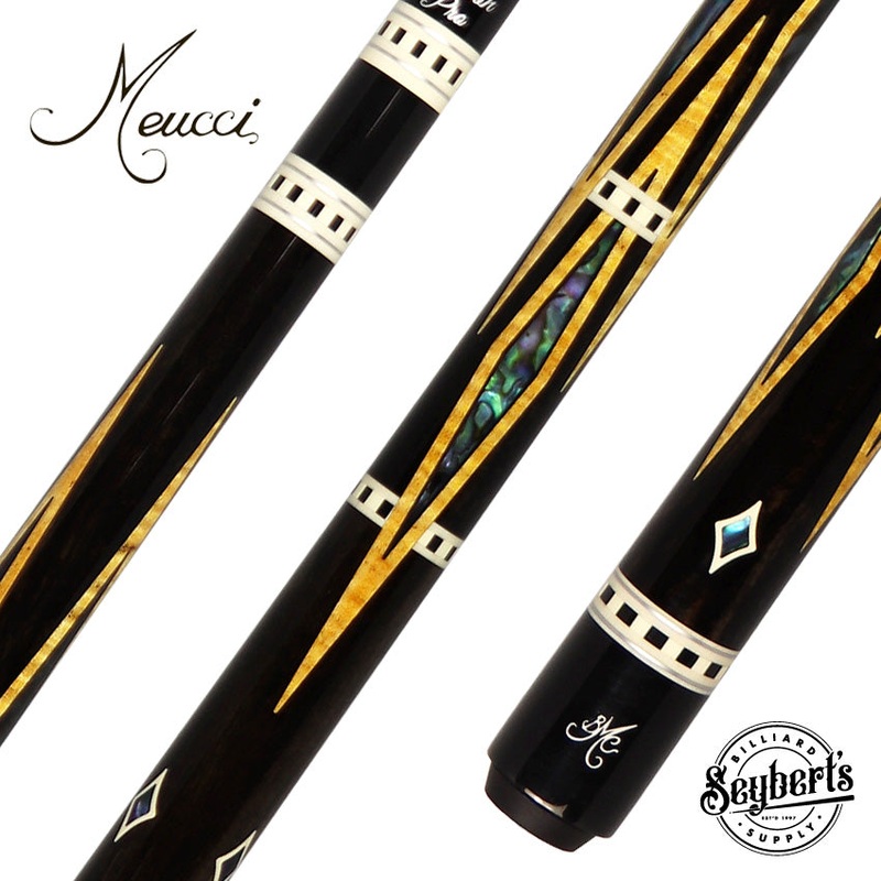Meucci BMC Ebony Diamond Limited Cue with Carbon Shaft – BMCDEBONYC