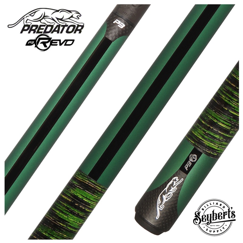 P3 Predator Matte Metallic Green With Green Tri-Color Stacked Wrap – Uni-Loc – P3GRNUC-SLWTRIGR
