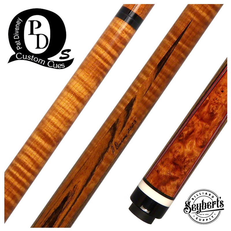 Pat Diveney DC1200 Bocote Butterfly Pool Cue with Kielwood 12.50mm Shaft – DC1200