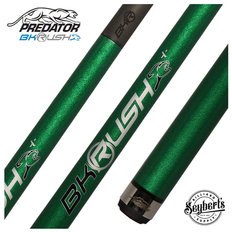 Predator BK Rush Nova Green Break/Jump Cue – No Wrap – BKJMPRUSHNWGRN