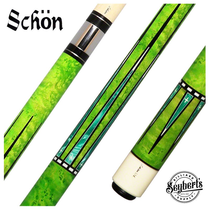 Schon LTD Green Pool Cue – LTD2300-4GRN