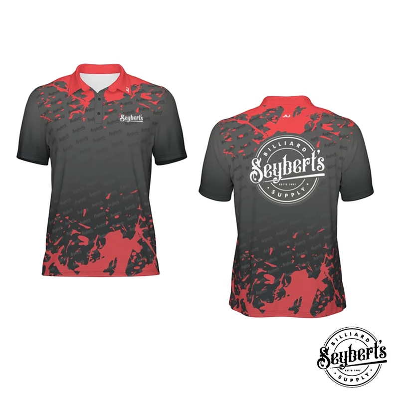Seybert’s Black and Red Splash Polo
