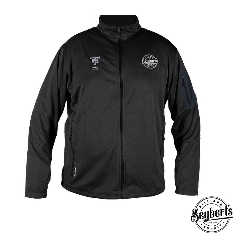Seybert’s Black Heather  Reebok Fleece Track Jacket
