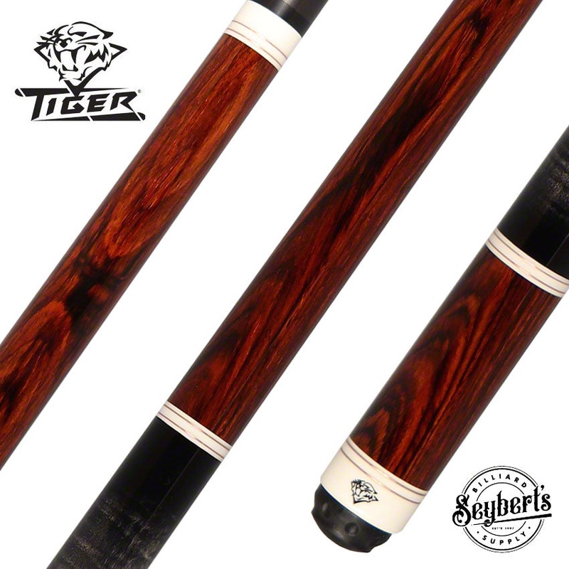 Tiger Custom Cocobolo Cue – Fortis Pro Carbon Shaft – TCCCOCOTFP