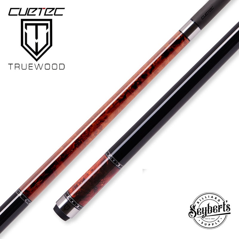 Cuetec Cynergy Truewood Mappa Burl 2 Pool Cue with 11.8mm Shaft – 95-112NWS