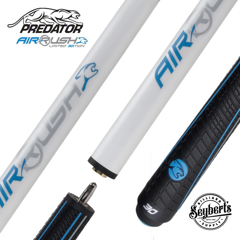 Predator AIR Rush Jump Cue 30th Anniversary Pearl White – Sport Wrap – PAIRRUSH30PRLSW